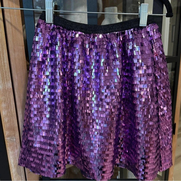 Zara Kids girls sequin mini skirt elastic eras tour taylor swift costume dance - Picture 4 of 4